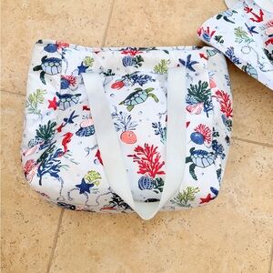 Vera Bradley Undersea Lighten Up Cooler Tote Bag